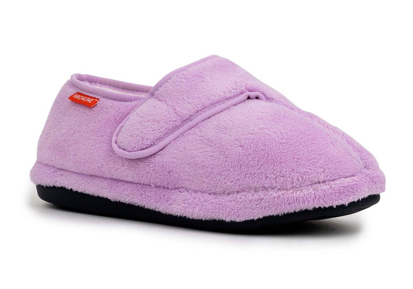 ARCHLINE Orthotic Plus Slippers Closed Scuffs Pain Relief Moccasins - Lilac-4