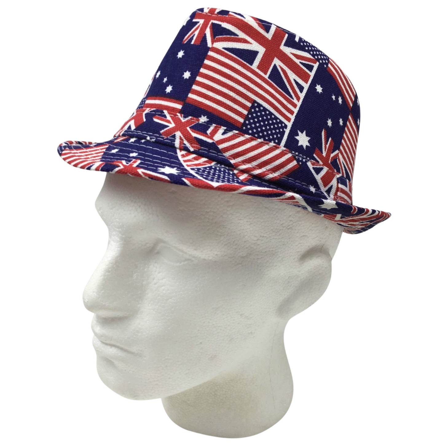 AUSTRALIA TRILBY HAT USA America England UK Aussie Fedora Cap Party-2