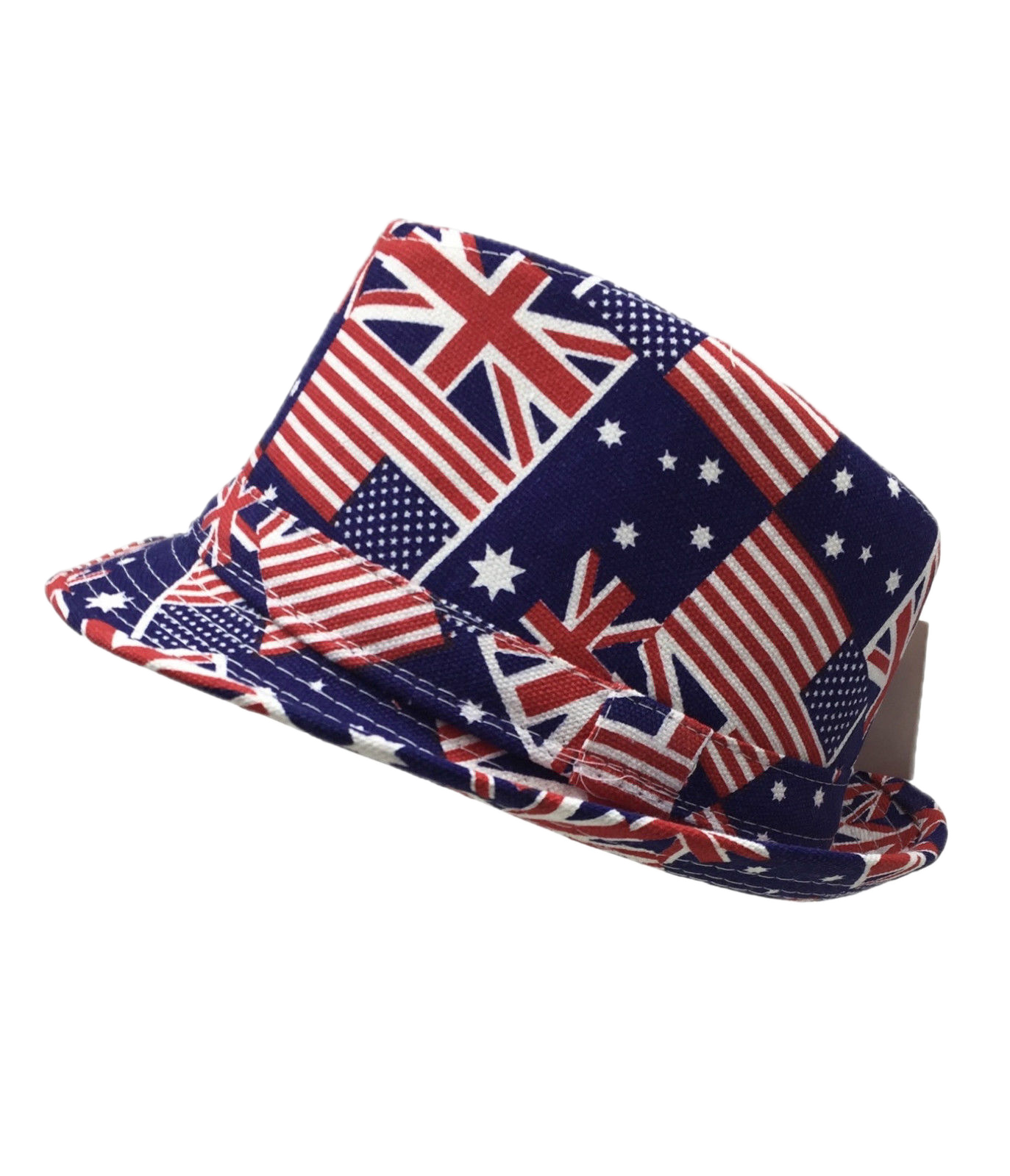 AUSTRALIA TRILBY HAT USA America England UK Aussie Fedora Cap Party-0