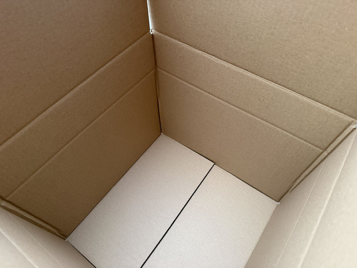 10x Height Adjustable Corrugated Cardboard Moving and Storage Box (45 x 45 x 40/30cm)
