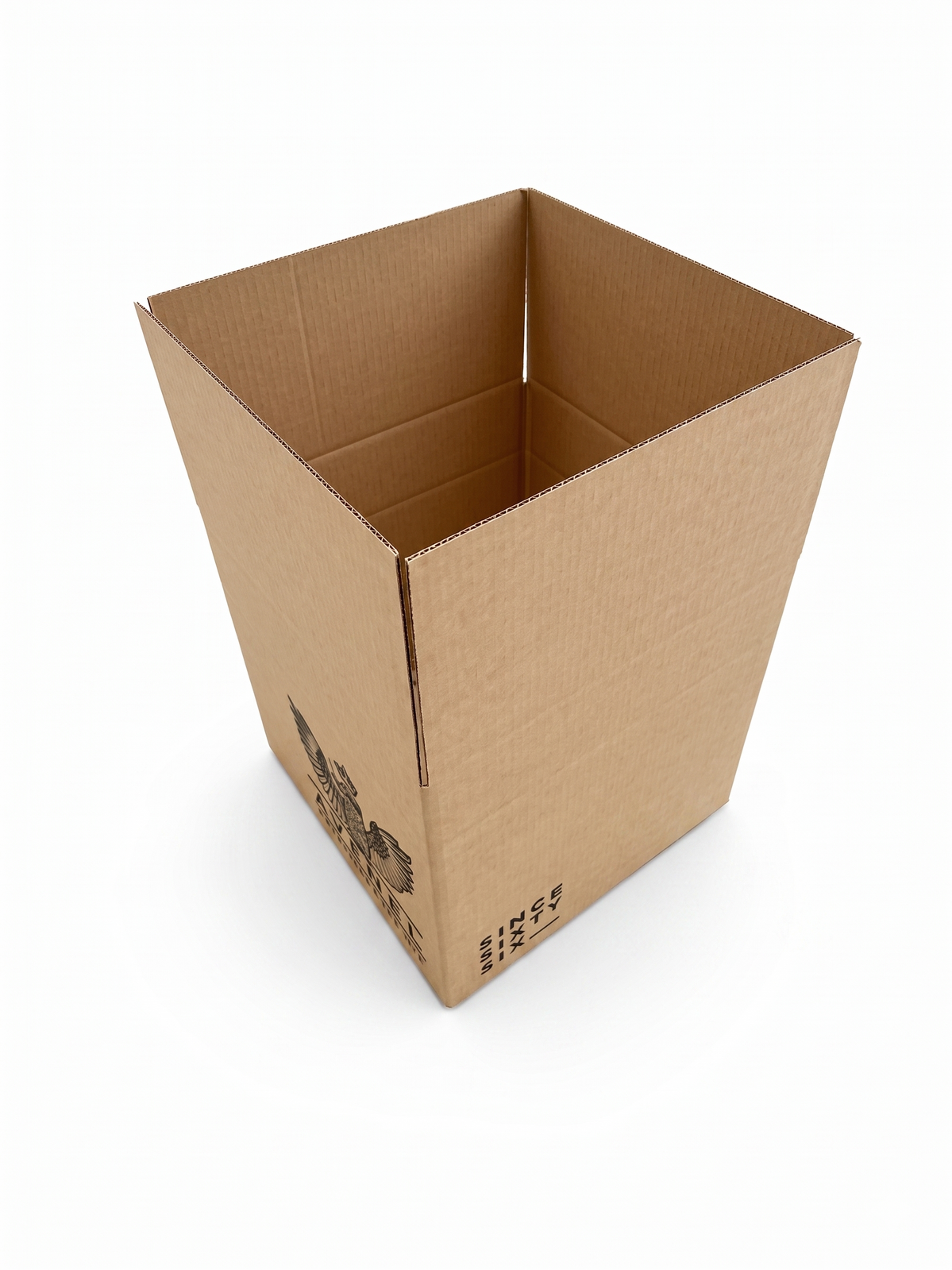 10x Height Adjustable Corrugated Cardboard Moving and Storage Box (45 x 45 x 40/30cm)
