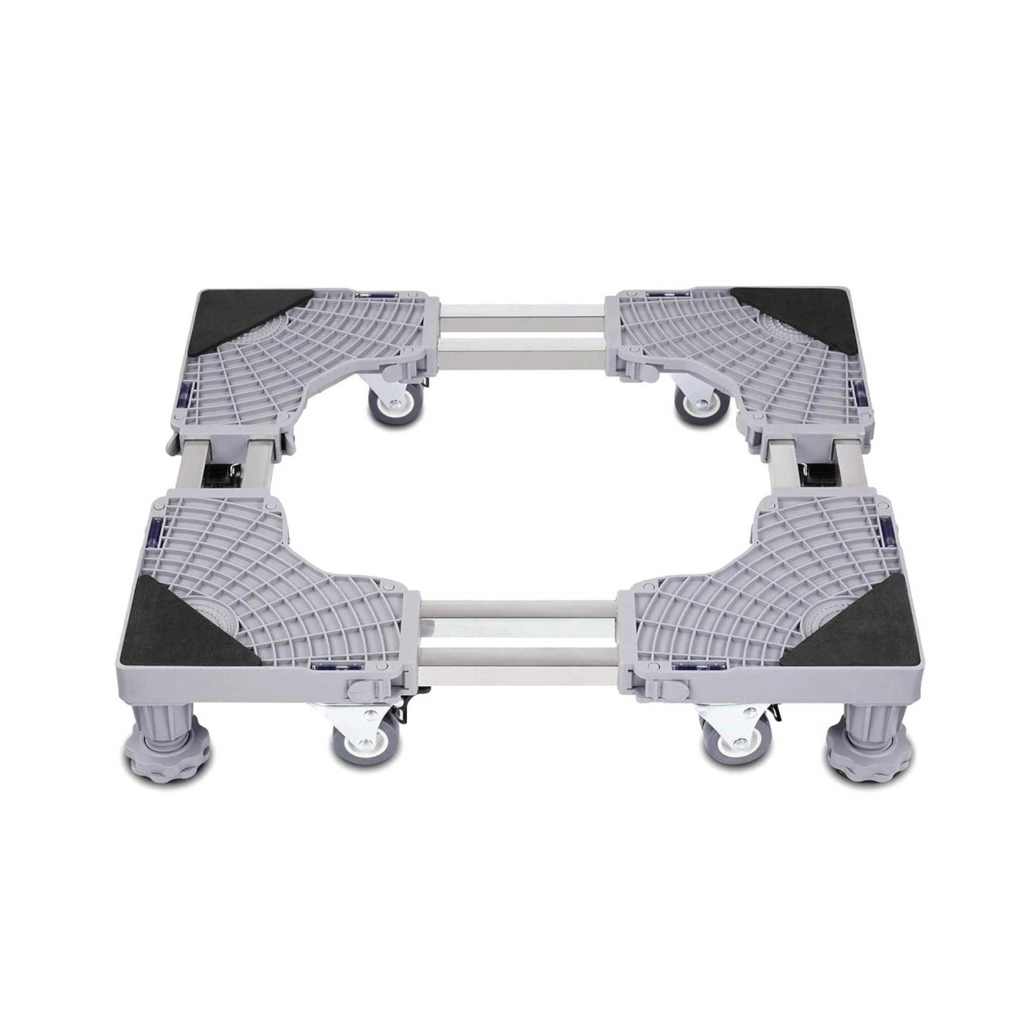 Adjustable Appliance Base Stand - Lock Wheel Trolley For Washing Machine Fridge-0