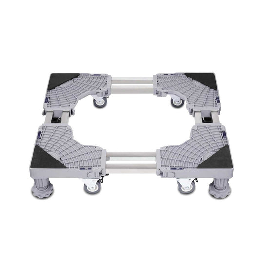 Adjustable Appliance Base Stand - Lock Wheel Trolley For Washing Machine Fridge-0