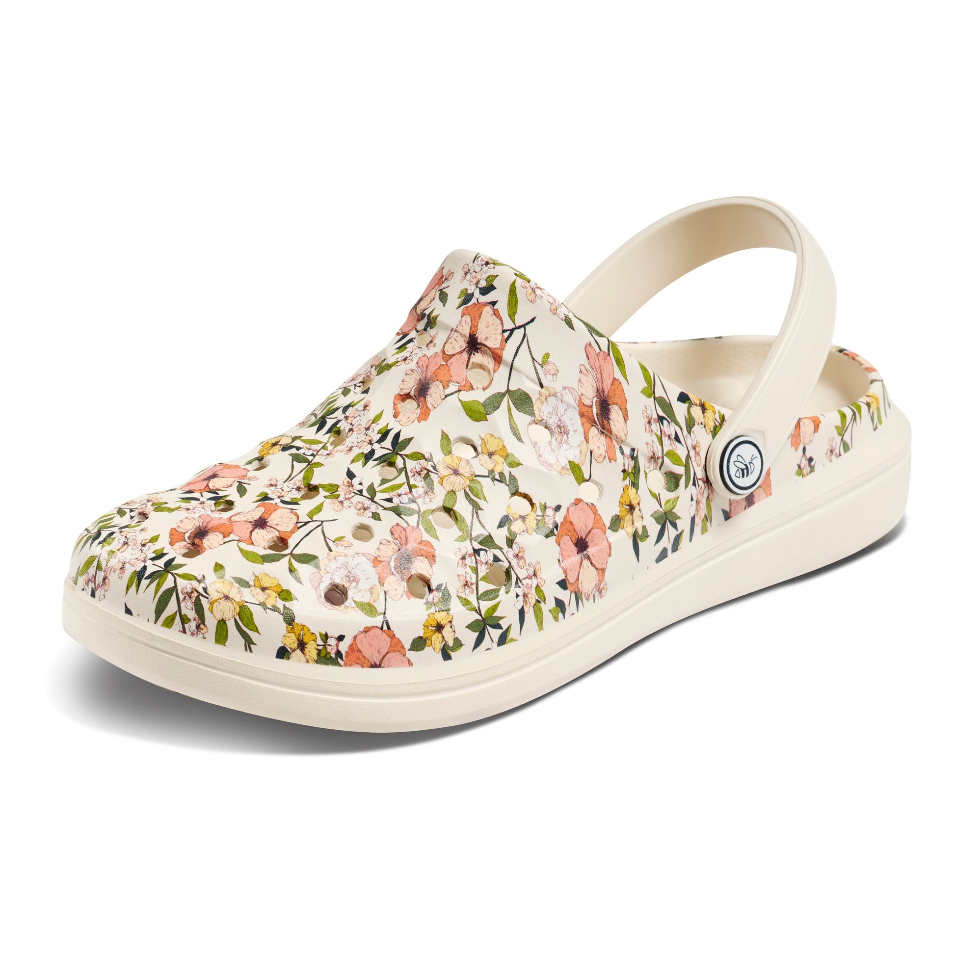 Varsity Clog - Bone-Summer Floral-1