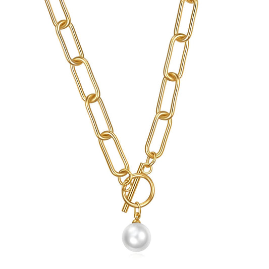 All knotted up with a pearl - gold – Tarnish Proof Jewellery-0