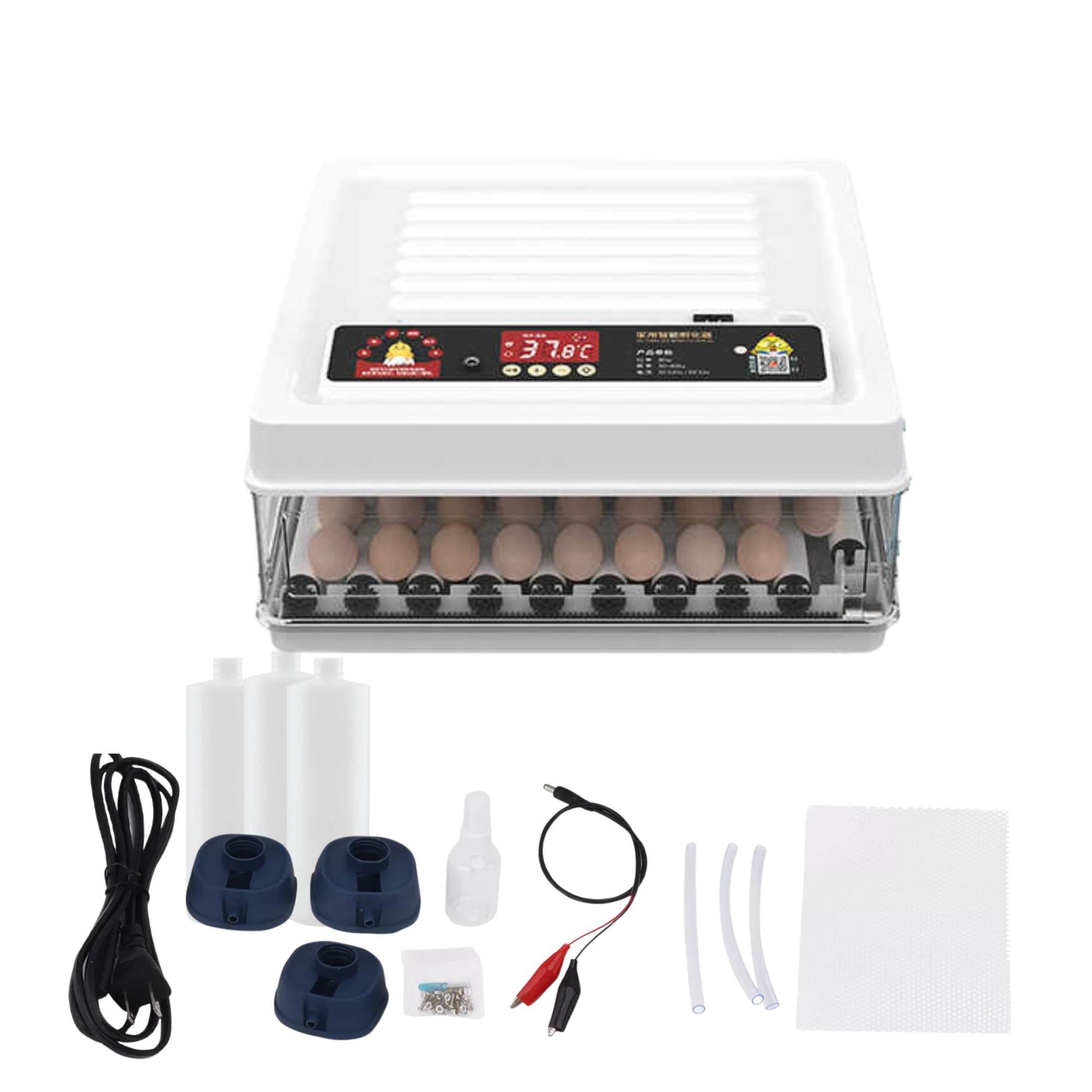 Automatic 130 Egg Incubator - Electric Digital Turning Chicken Quail Duck Hatching-0