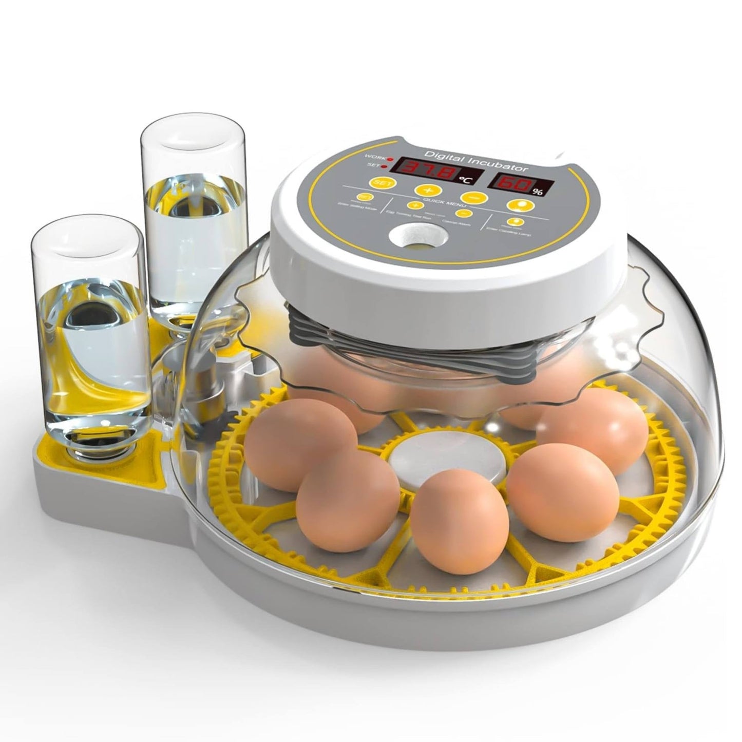 Automatic 8 / 18 Egg Incubator - Electrical Turning Chicken Quail Duck Hatching-0