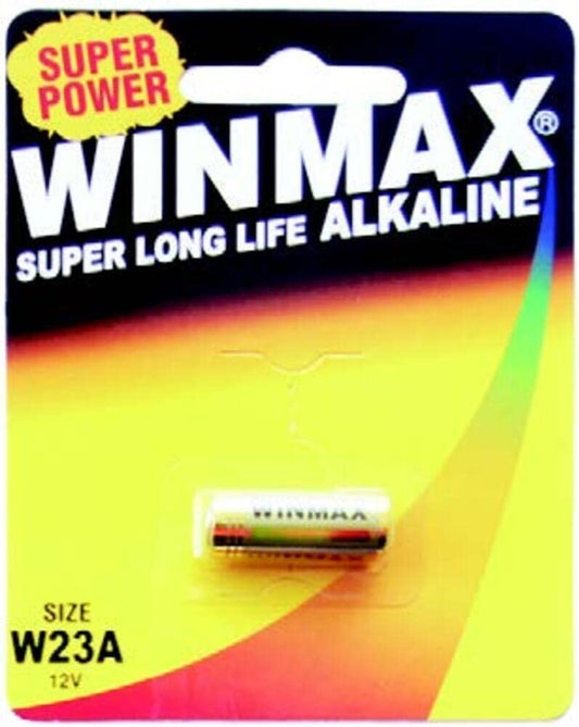 W23A Alkaline Batteries Super Long Life 12V Battery - 1 Pack-0