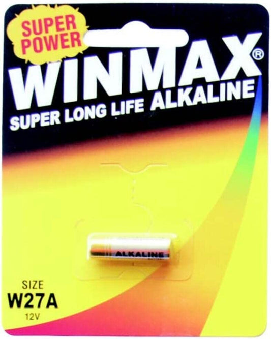 Size W27A Alkaline Battery Super Long Life 12V Battery - 1 Pack-0