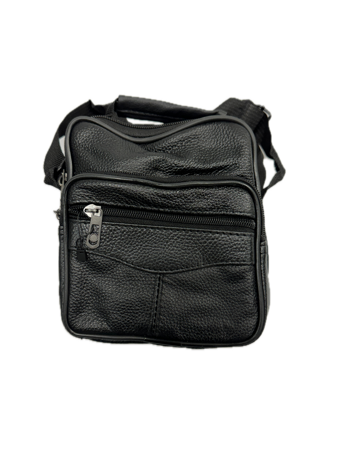 Small Genuine Leather Messenger Bag Shoulder Travel Satchel Crossbody Sling-0