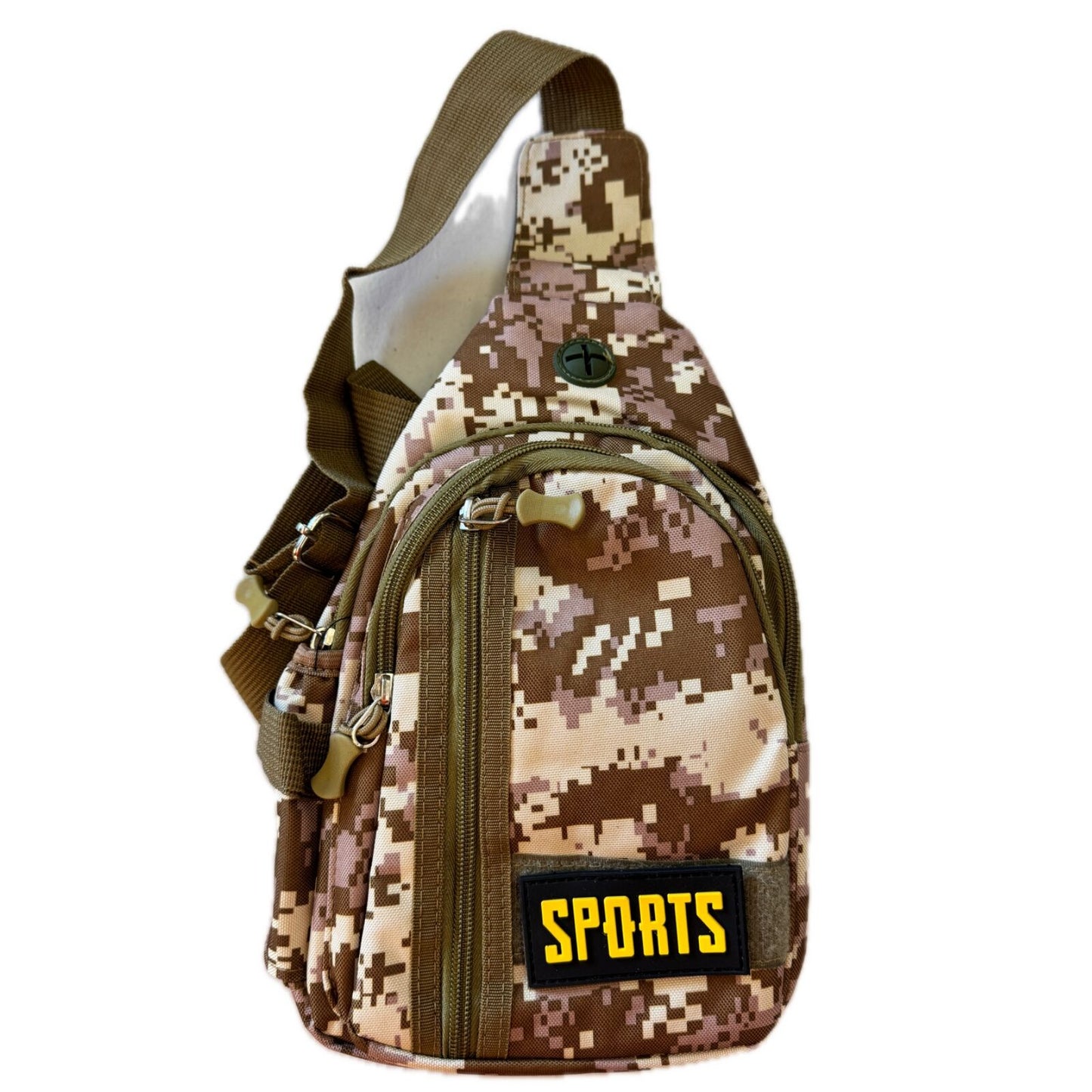 Tactical Camo Crossbody Bag Chest Shoulder Sling Rucksack Army Camouflage-1