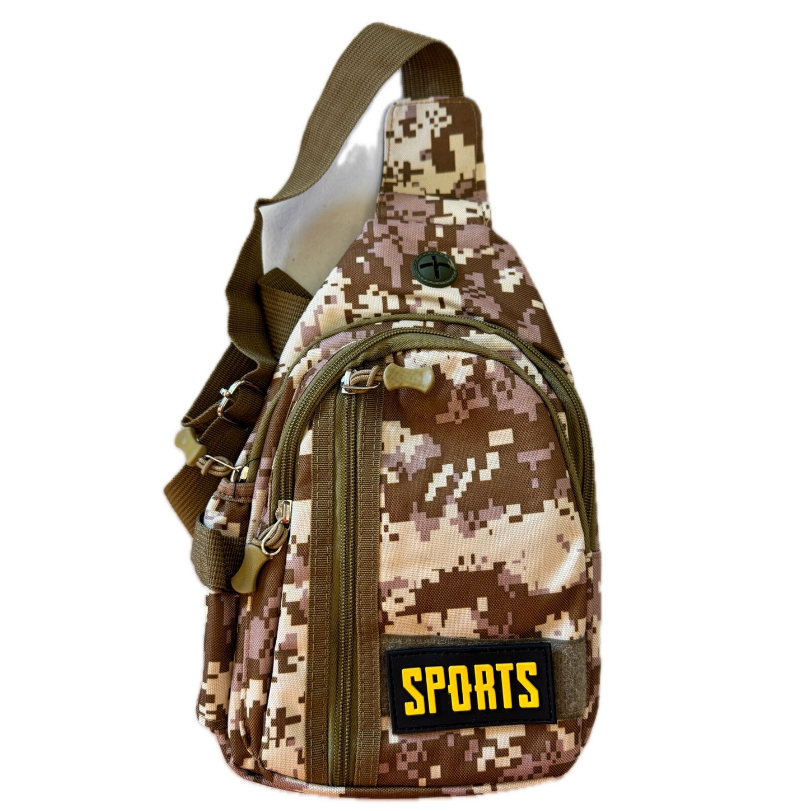 Tactical Camo Crossbody Bag Chest Shoulder Sling Rucksack Army Camouflage-1