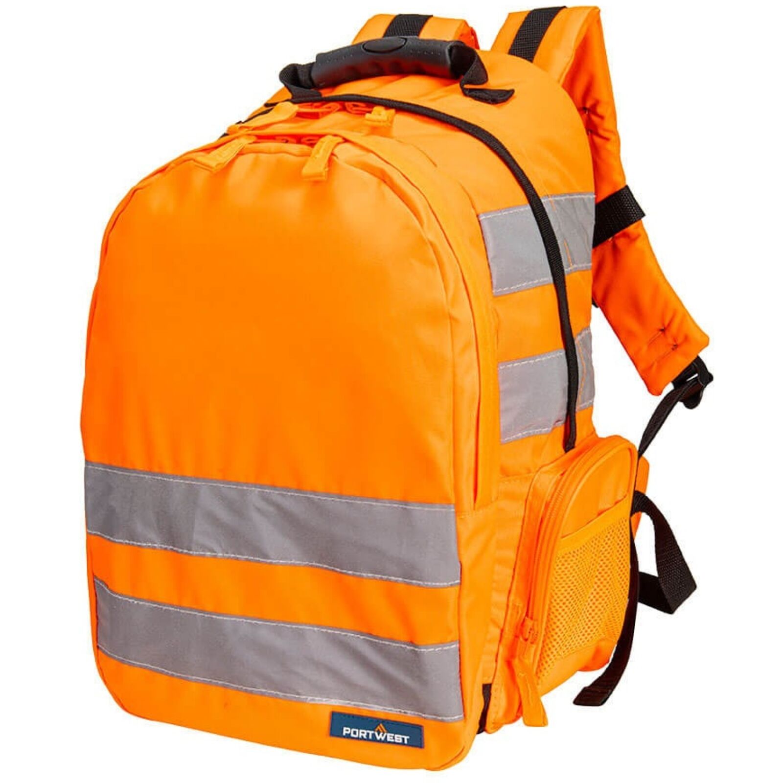 25L Hi Vis Backpack Rucksack High Visibility Work Bag in Orange-0
