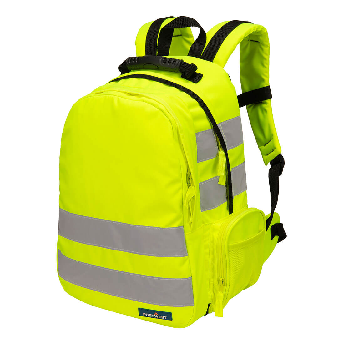 25L Hi Vis Backpack Rucksack High Visibility Work Bag in Yellow-1