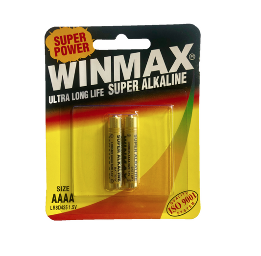 AAAA Super Alkaline Batteries Ultra Long Life 1.5V Battery - 1 Pack of 2