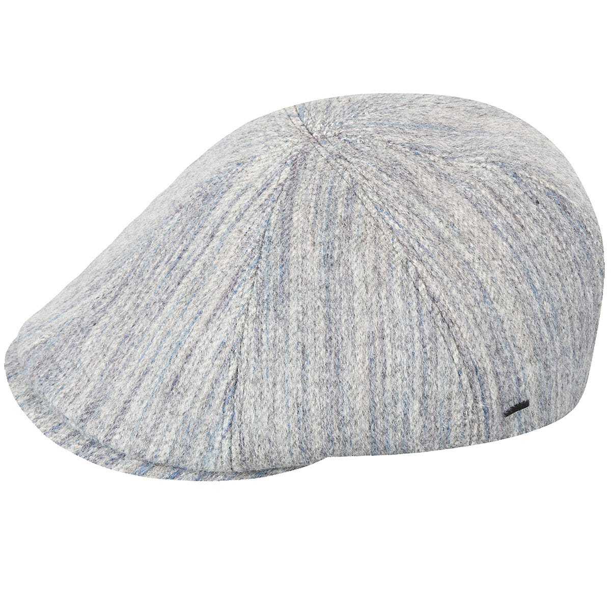 Bailey Mens Penson Ivy and Flat Cap For Autumn and Winter Season - Grey Plaid-0