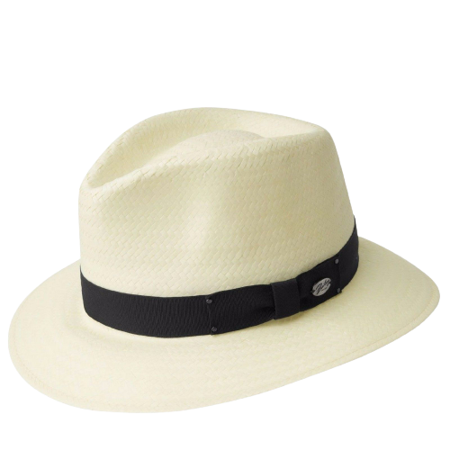 BAILEY Spencer Lite Straw Hat Summer Sun MADE IN USA Trilby Fedora in Natural-6