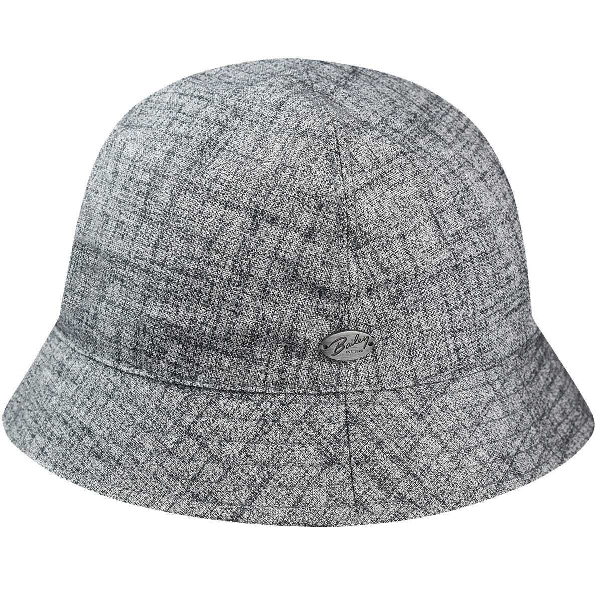 Bailey Mens Rambert Bucket Hat Water Repellent - Charcoal Heather-0