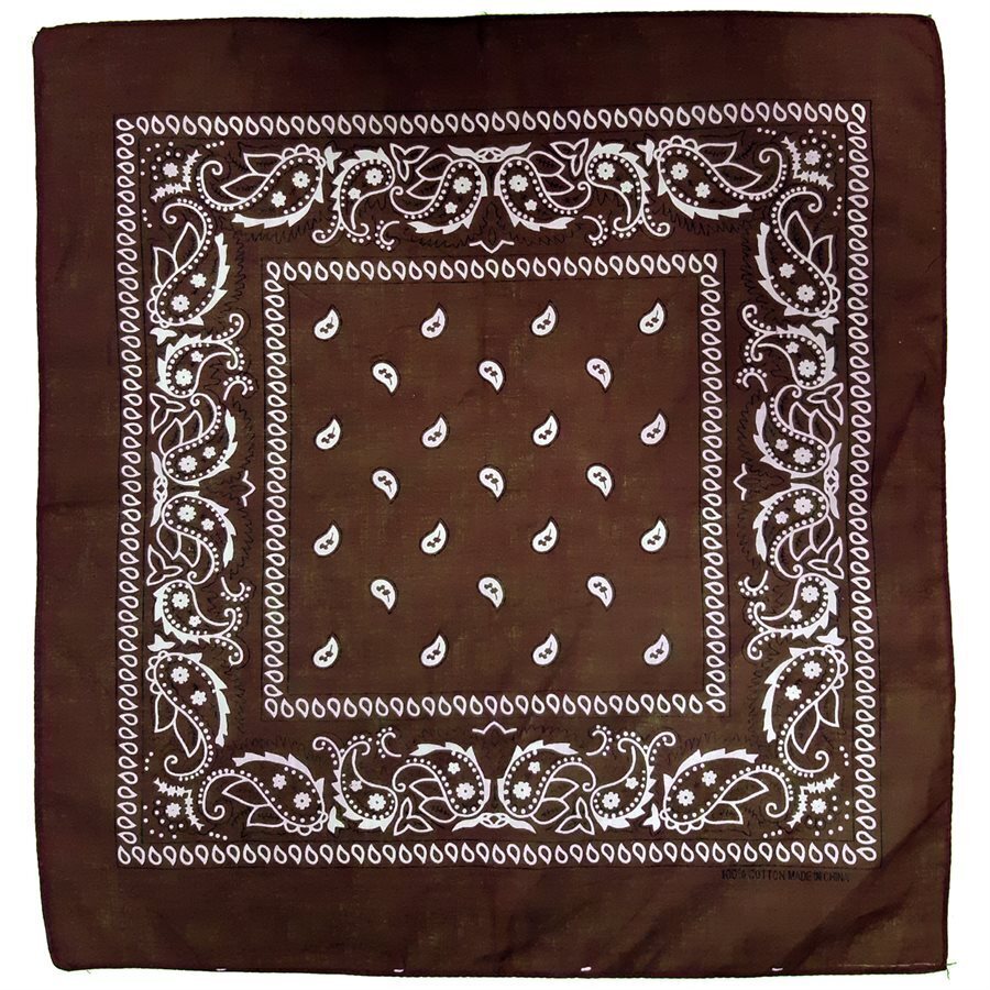 BANDANA Paisley 100% COTTON Head Wrap Durag Bandanna Summer Biker Scarf Mask-43