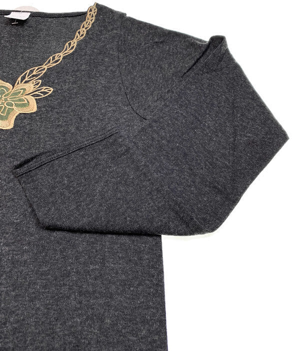 2pcs Set Womens Merino Wool Blend Pants & Top Underwear Leggings Thermal Thermals-3