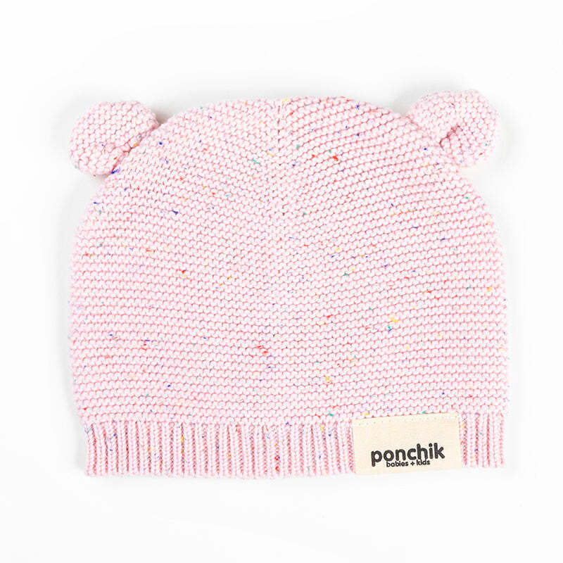 Ponchik Babies + Kids Bear Beanie Hat Warm Winter - Love-0