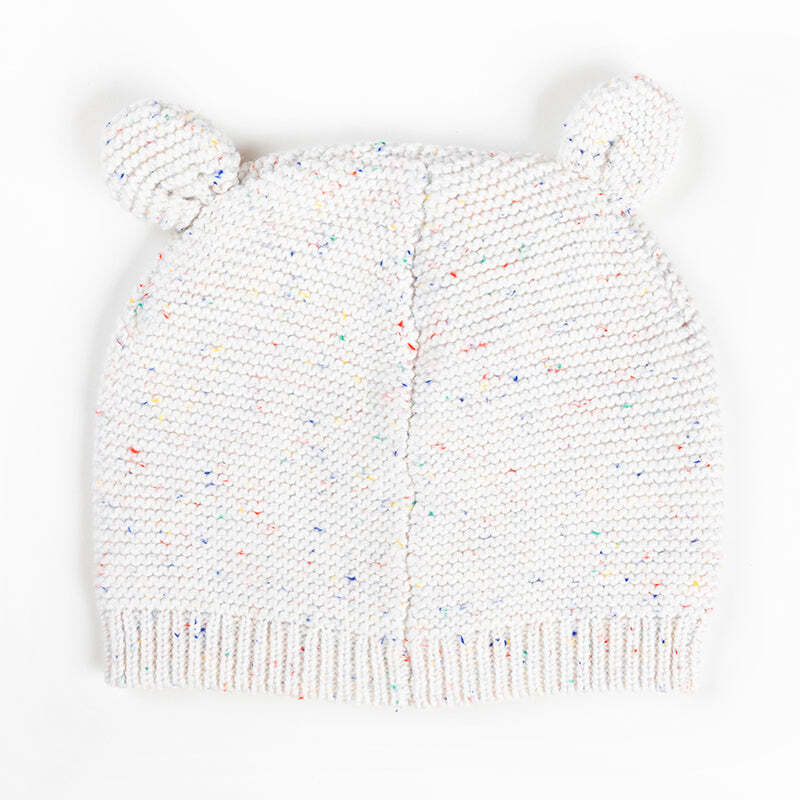 Ponchik Babies + Kids Bear Beanie Hat Warm Winter - Stardust-2