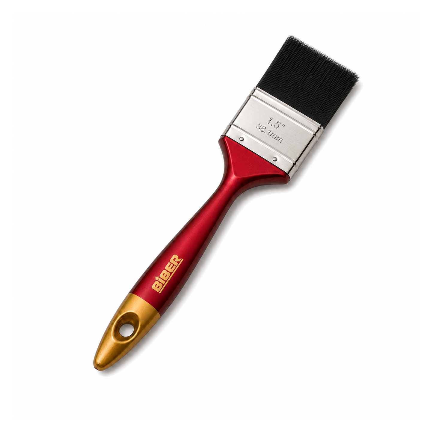 Biber Paint Brushes Straight Professional Painting House Flat Brush - 1.5"" (38.1mm)