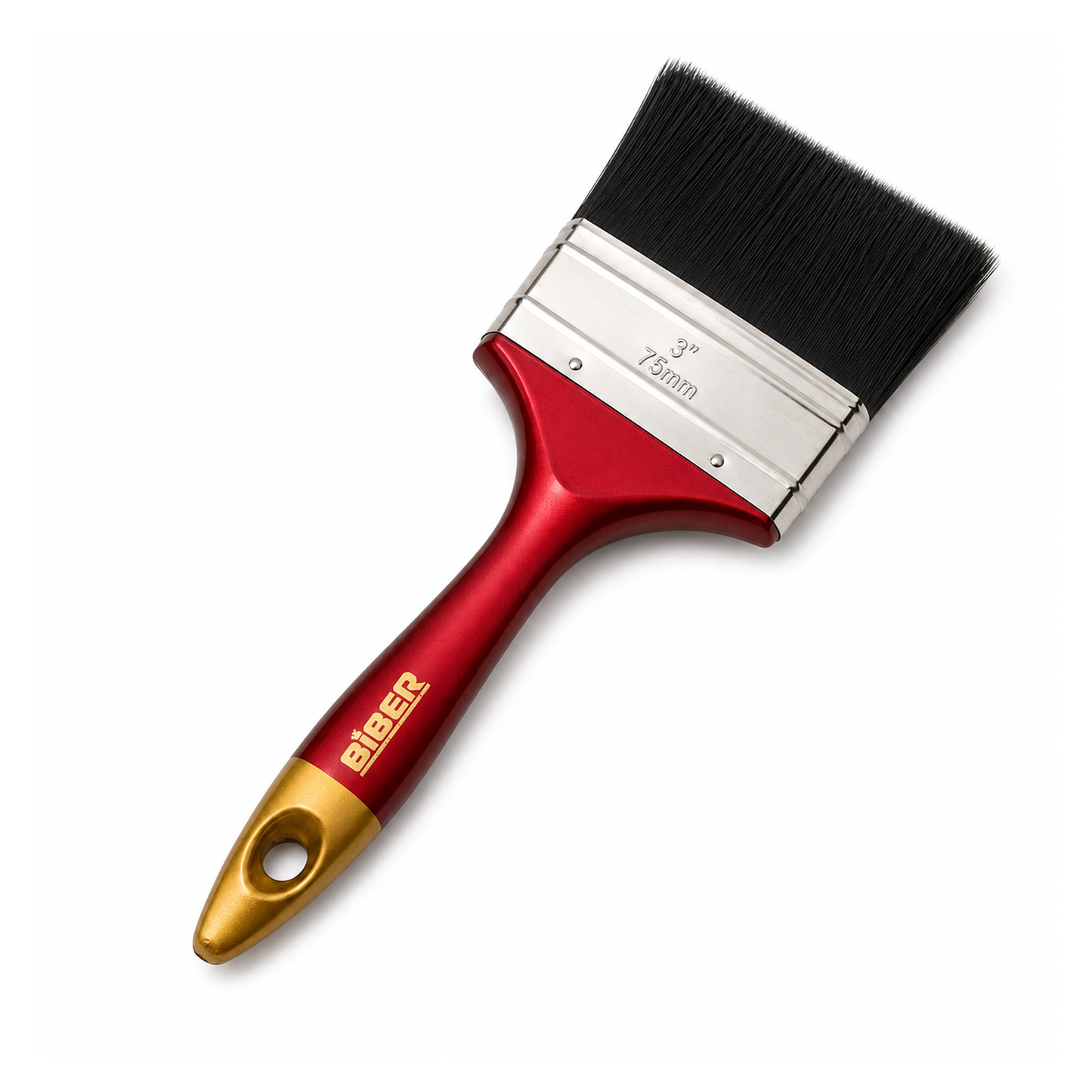 Biber Paint Brushes Straight Professional Painting House Flat Brush - 3"" (75mm)