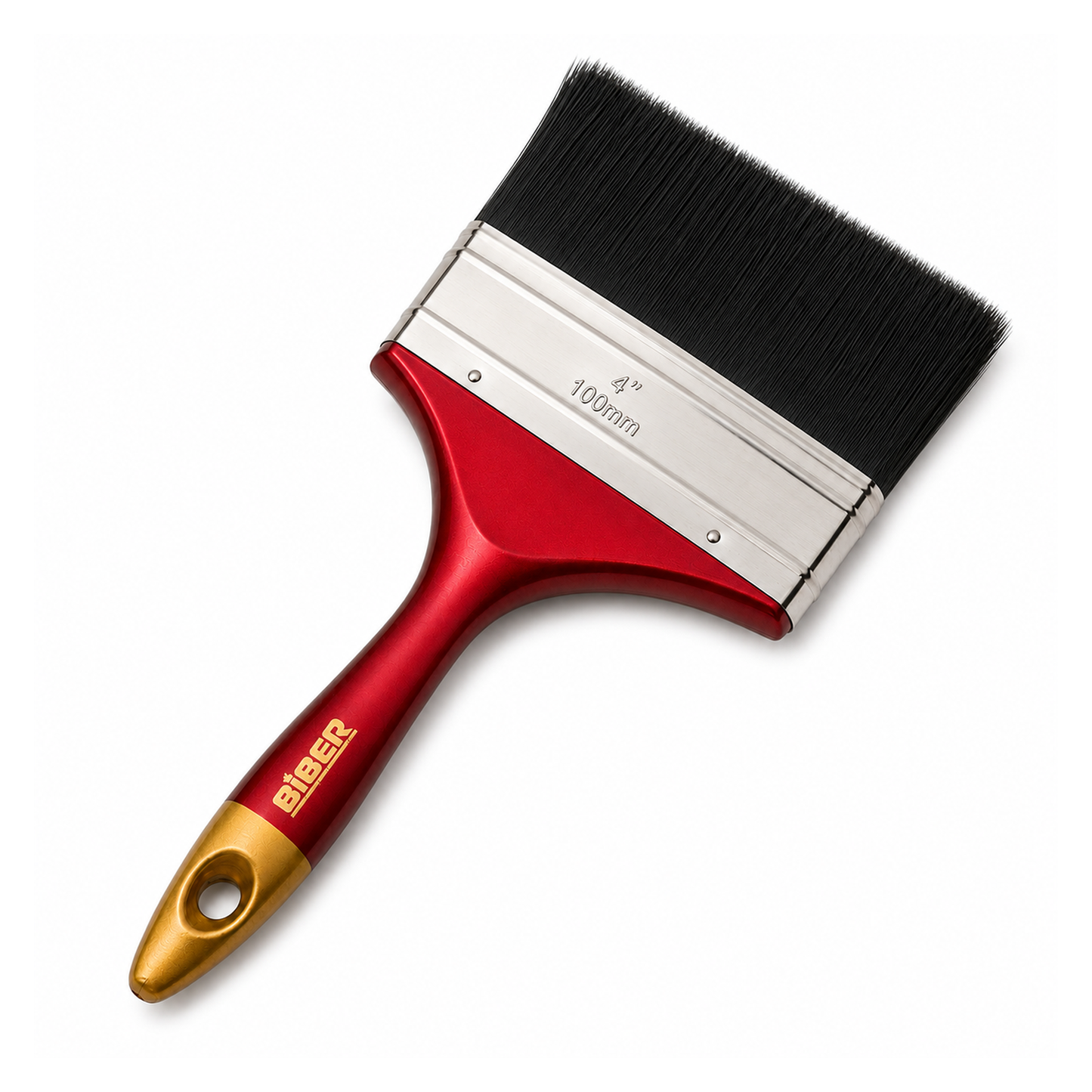 Biber Paint Brushes Straight Professional Painting House Flat Brush - 4"" (100mm)