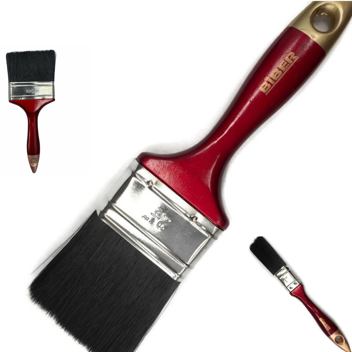 Biber Paint Brushes Straight Professional Painting House Flat Brush-0