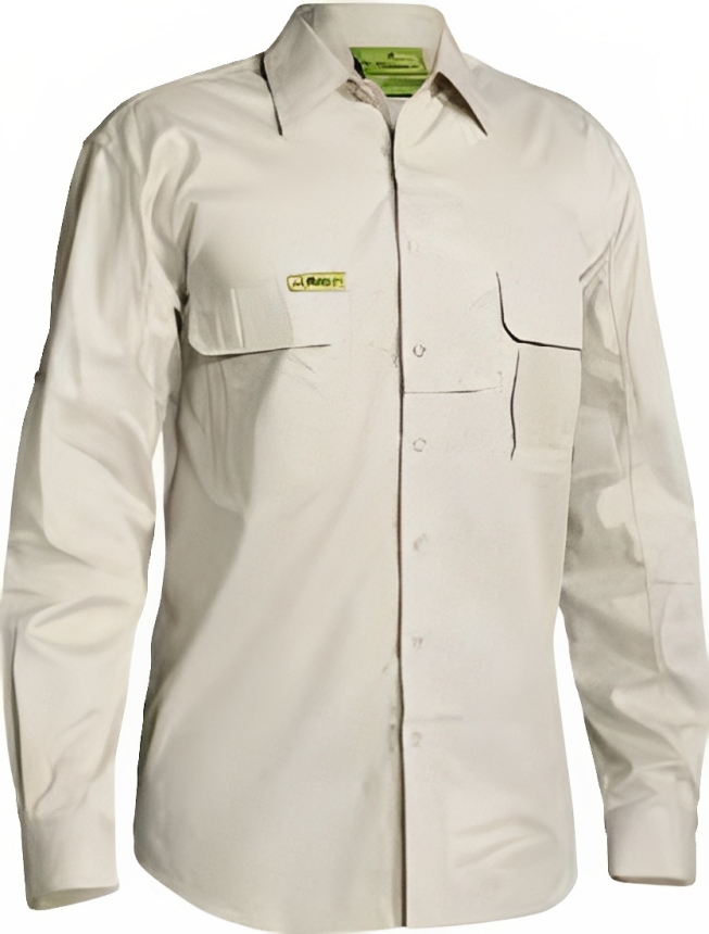 BISLEY Insect Protection Fishing Shirt Long Sleeve Casual Business Work Cotton-10