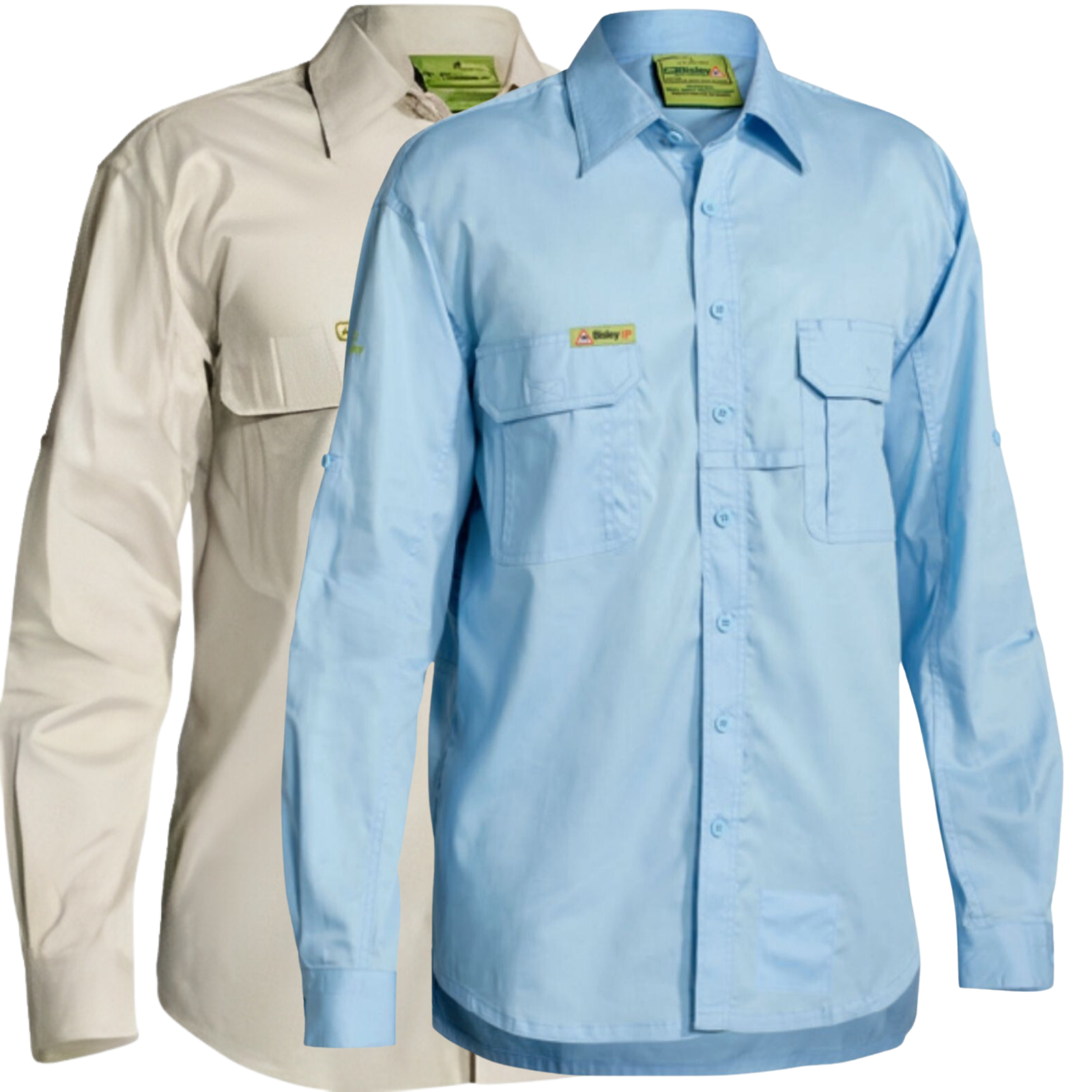 BISLEY Insect Protection Fishing Shirt Long Sleeve Casual Business Work Cotton-0