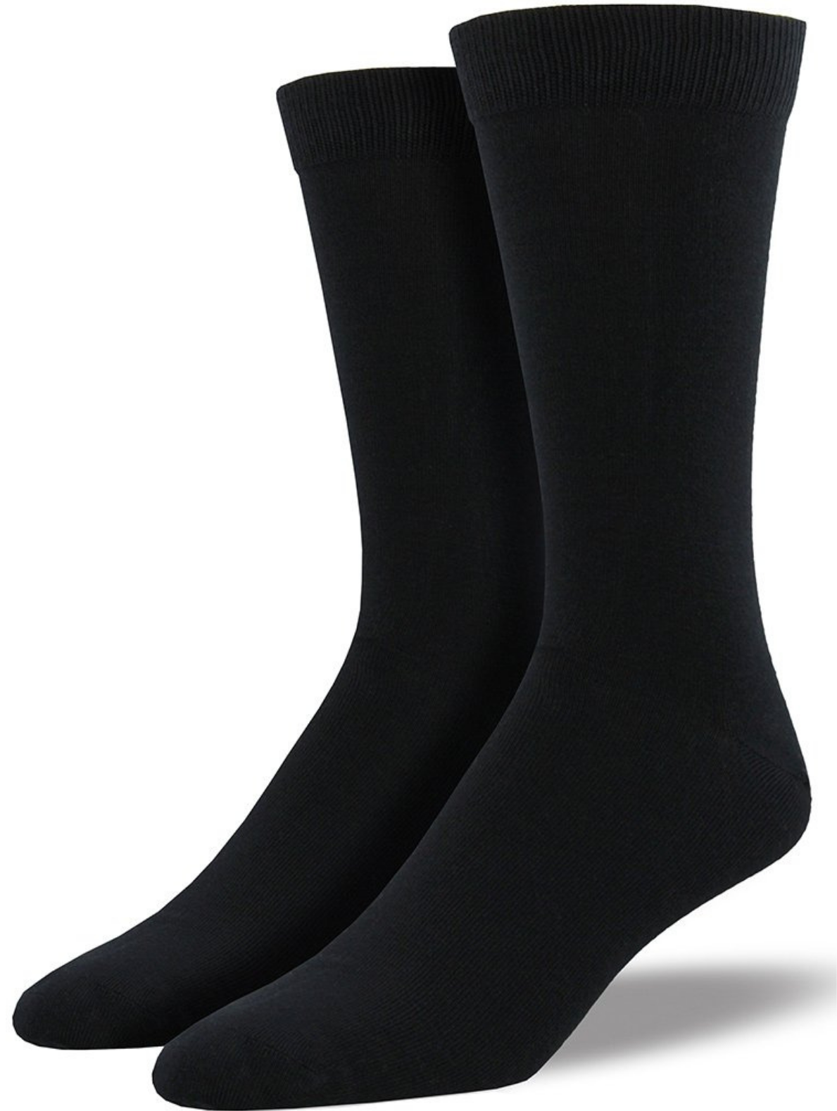 1 Pair Bamboo Derived Loose Top Socks Diabetic Style Comfort Circulation - Black