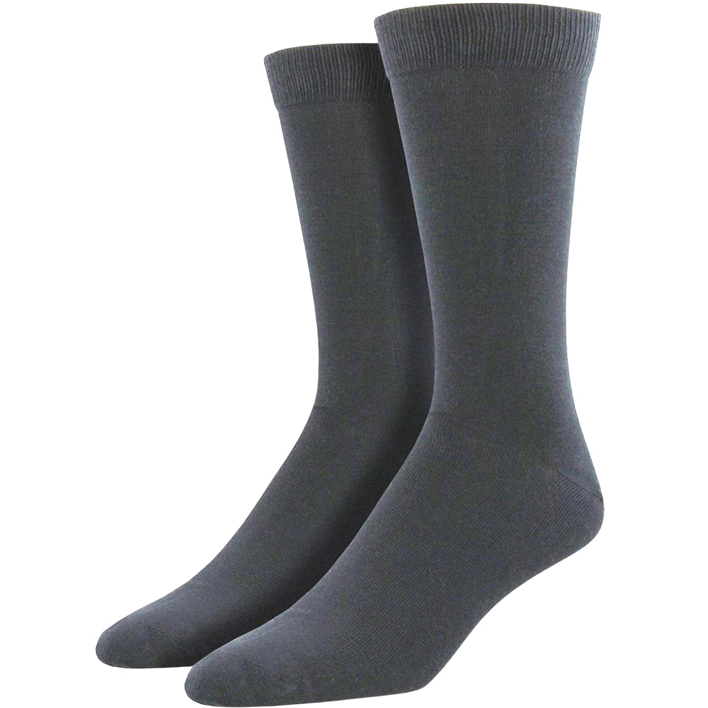1 Pair Bamboo Derived Loose Top Socks Diabetic Style Comfort Circulation - Grey