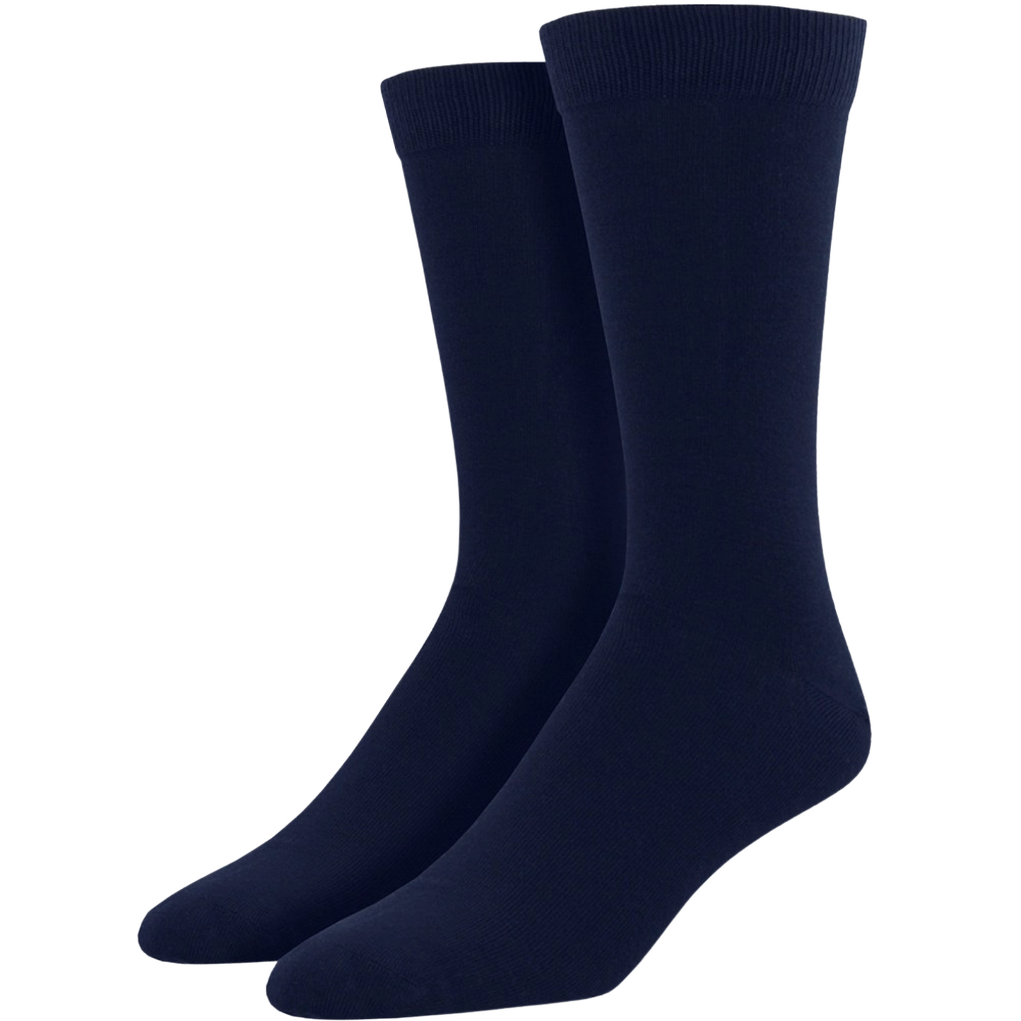 1 Pair Bamboo Derived Loose Top Socks Diabetic Style Comfort Circulation - Navy