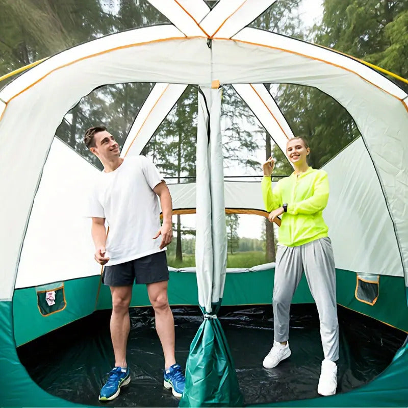 Tasman 3-5 Person Tent Camping Hiking Festival Sleeping - Green