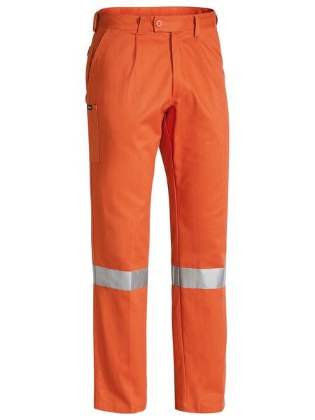 Bisley 3M Taped Original Work Pants Trousers - Orange-1