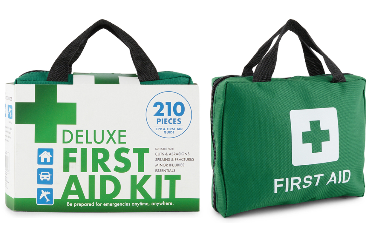 2x 210PCS EMERGENCY FIRST AID KIT Medical Travel Set Workplace Office ARTG BULK-3
