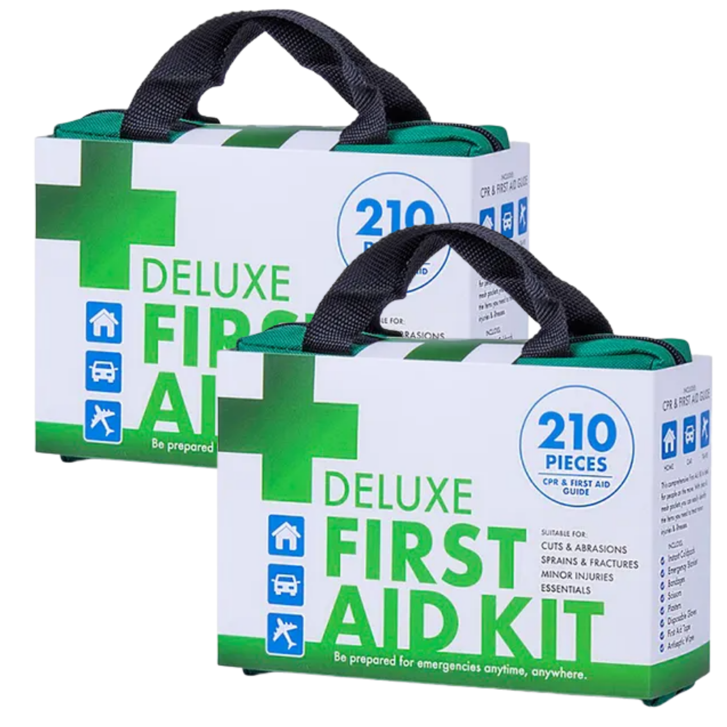2x 210PCS EMERGENCY FIRST AID KIT Medical Travel Set Workplace Office ARTG BULK-1
