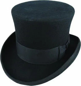 5.5" Premium Mad Hatter Top Hat 100% Australian Wool Felt Magician Tuxedo Cap-7
