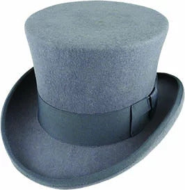 5.5" Premium Mad Hatter Top Hat 100% Australian Wool Felt Magician Tuxedo Cap-12