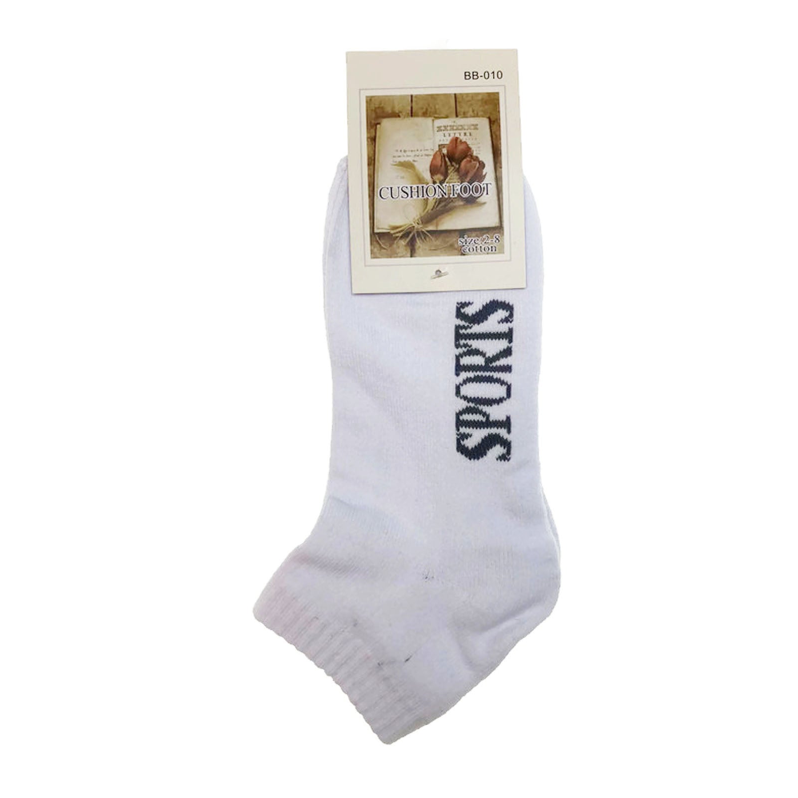 24x COTTON ANKLE SOCKS Sport Cushion Foot Low Cut Running - Assorted Colours Bulk-3