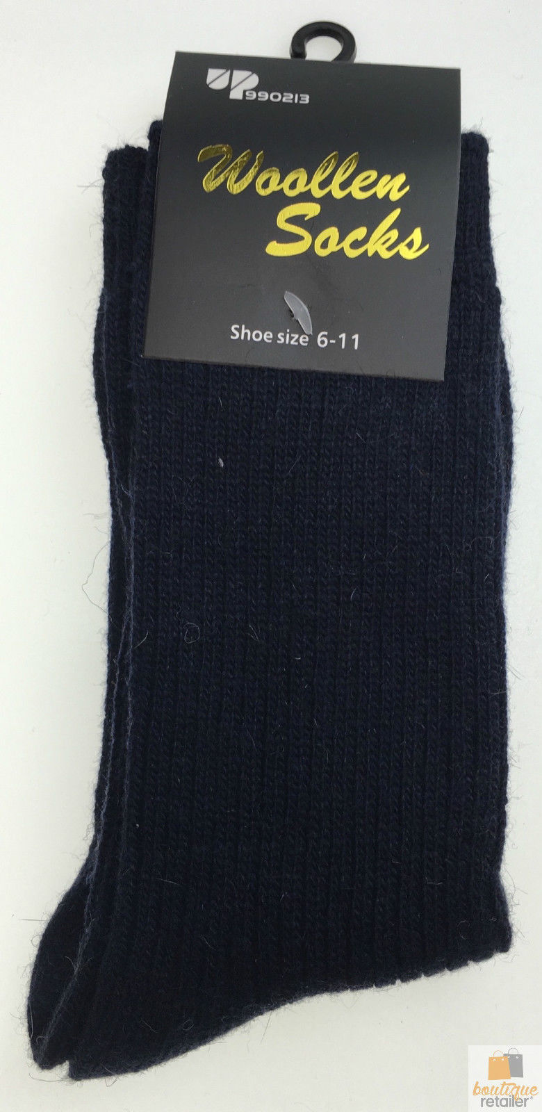 2 Pairs WOOL BLEND SOCKS Mens Soft Dress Thick Work Thermal Warm Cushion Foot-2