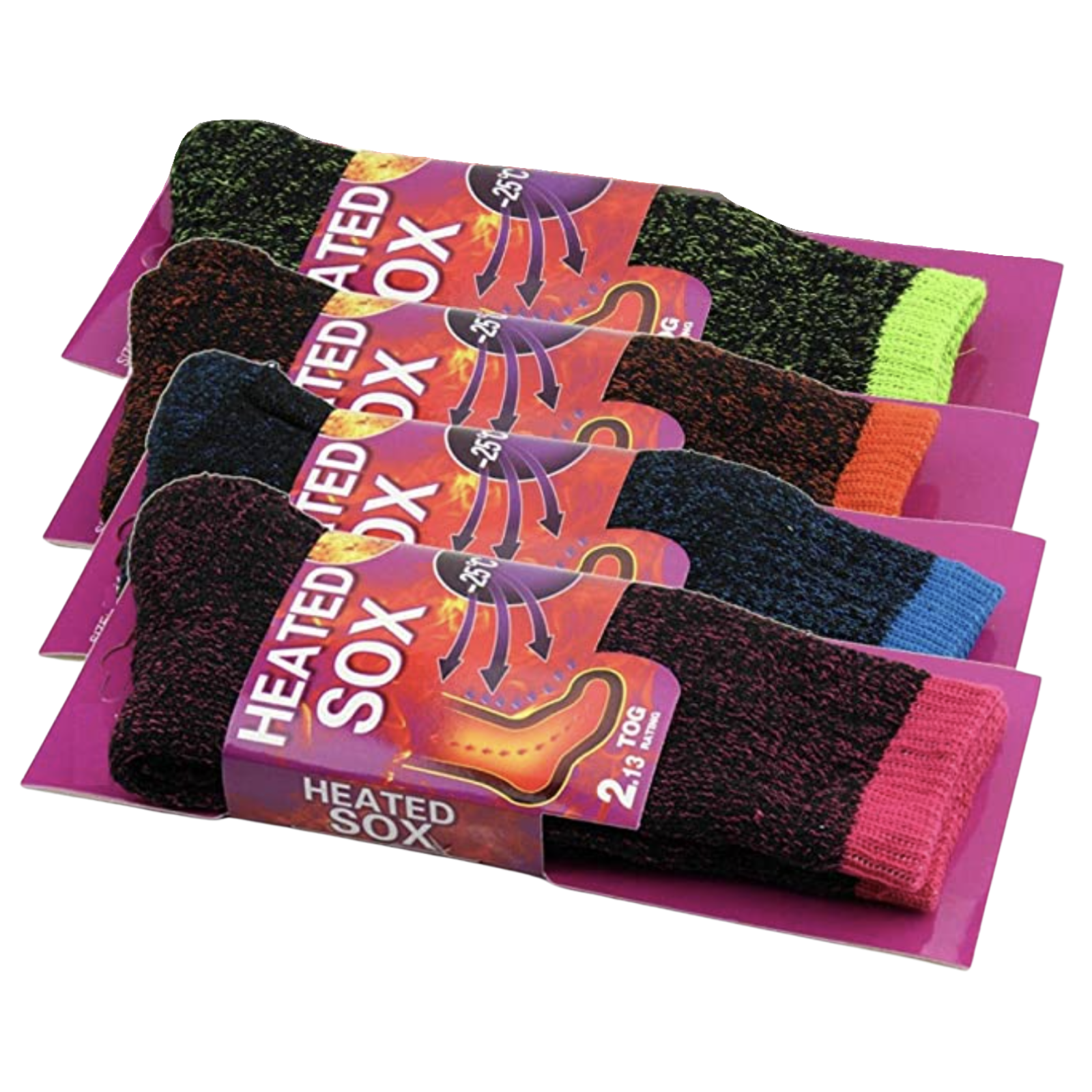 4 Pairs Womens THERMAL HEATED SOCKS Warm Winter Comfort Work Sox Ski BULK-0