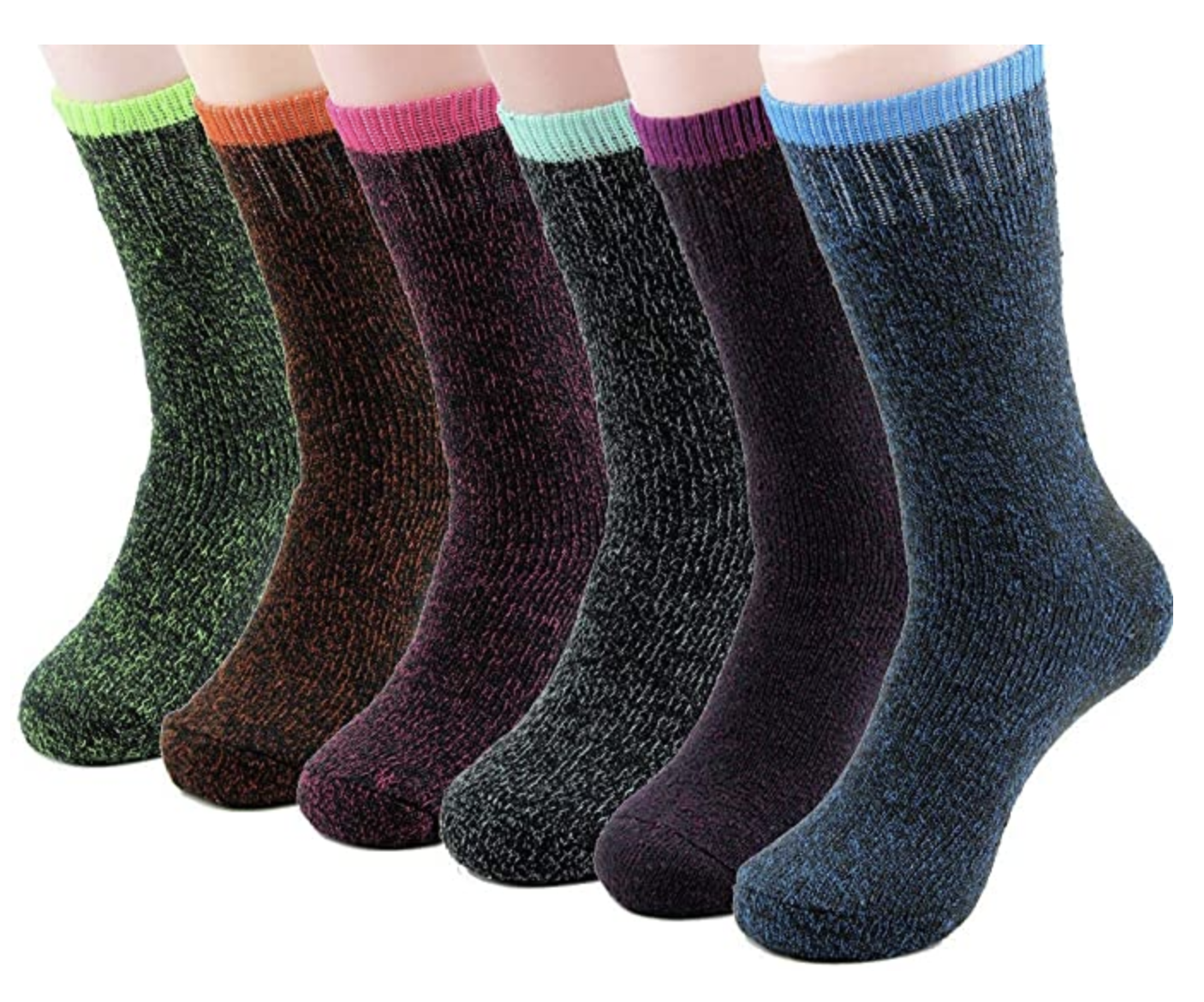 4 Pairs Womens THERMAL HEATED SOCKS Warm Winter Comfort Work Sox Ski BULK-4