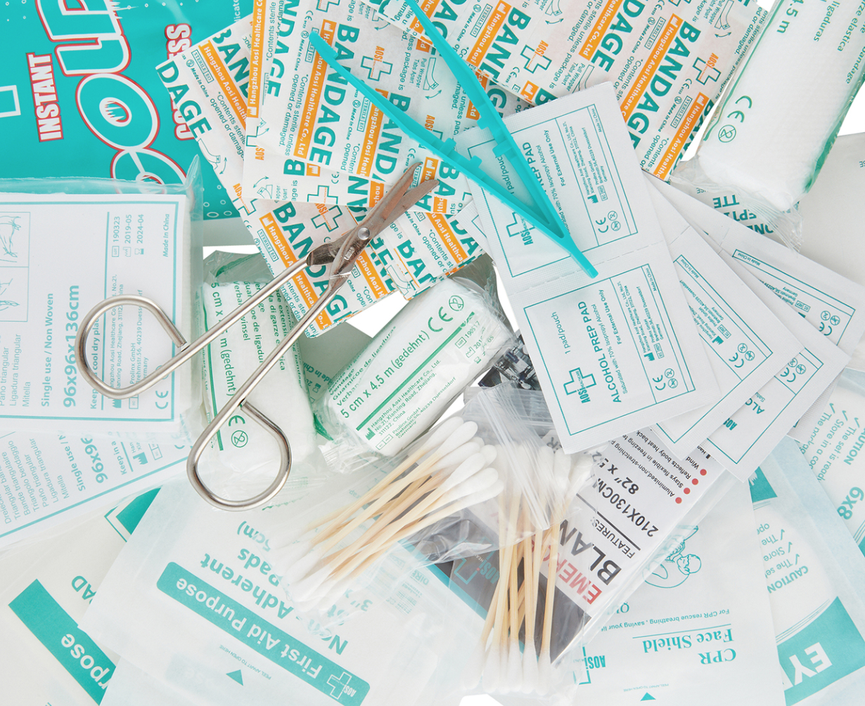 6x 210PCS EMERGENCY FIRST AID KIT Medical Travel Set Workplace Office ARTG BULK-3