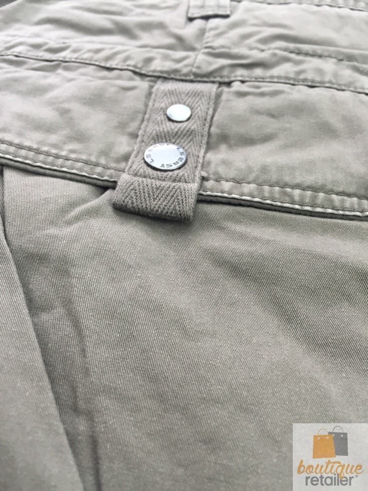 Deluxe CARGO SHORTS Heavy Duty Summer 100% COTTON - Khaki Green