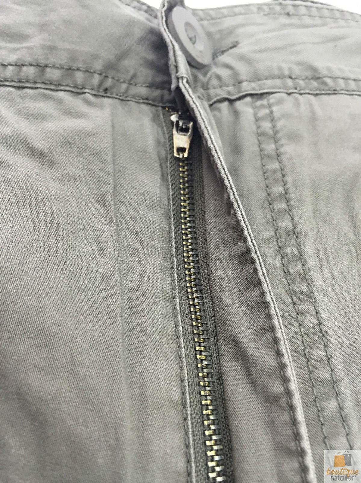 Deluxe CARGO SHORTS Heavy Duty Summer 100% COTTON - Khaki Green