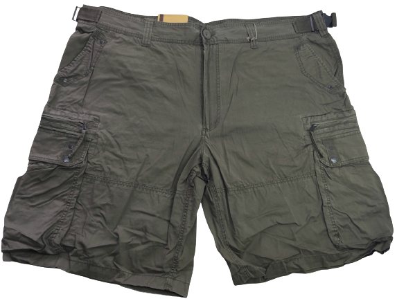 Deluxe PLUS SIZE CARGO SHORTS Heavy Duty Big Sizes Summer 100% COTTON-0
