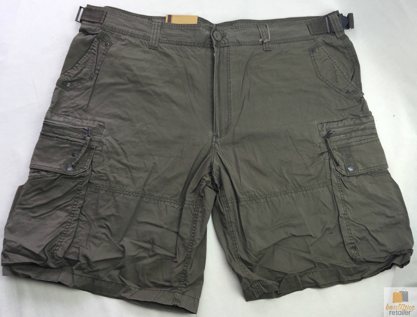 Deluxe PLUS SIZE CARGO SHORTS Heavy Duty Big Sizes Summer 100% COTTON-1